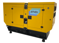 Дизельный генератор ETVEL ED-28QC в кожухе с АВР 